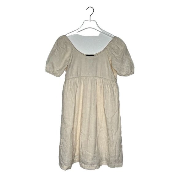 Hatch Women Dress 0 Womens $198 New The Lola Mini Vanilla Cream Babydoll - Picture 1 of 10